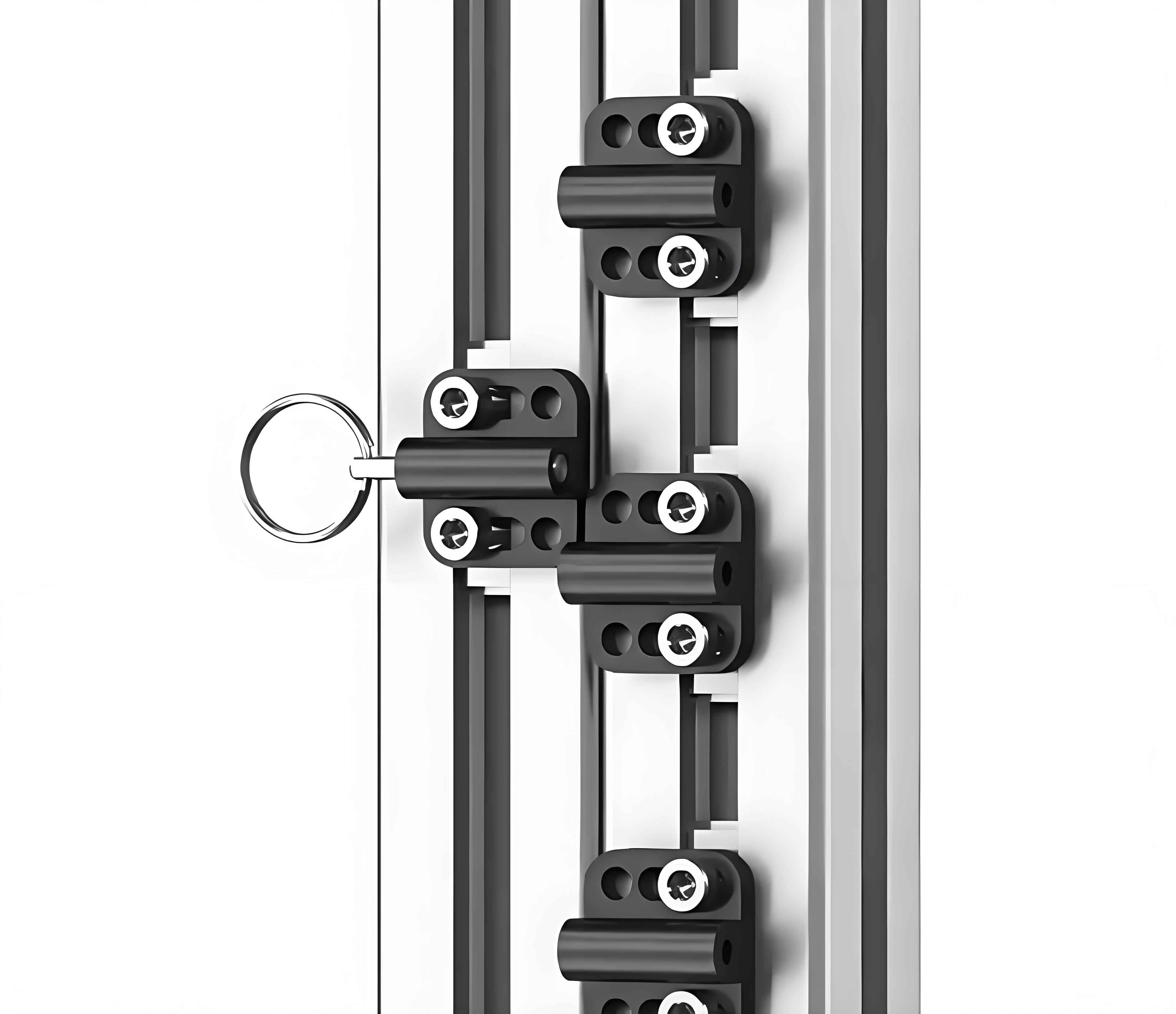 Indexing Plunger Latch Mechanisms paired with plate mount indexing plungers provide high precision, quick changeover, and superior holding power.